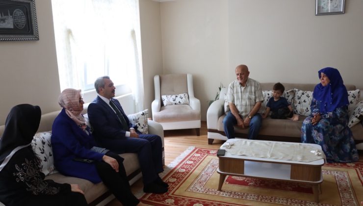 Rize Valisi İhsan Selim Baydaş İlk Ziyaretini Şehit Ailelerine Gerçekleştirdi